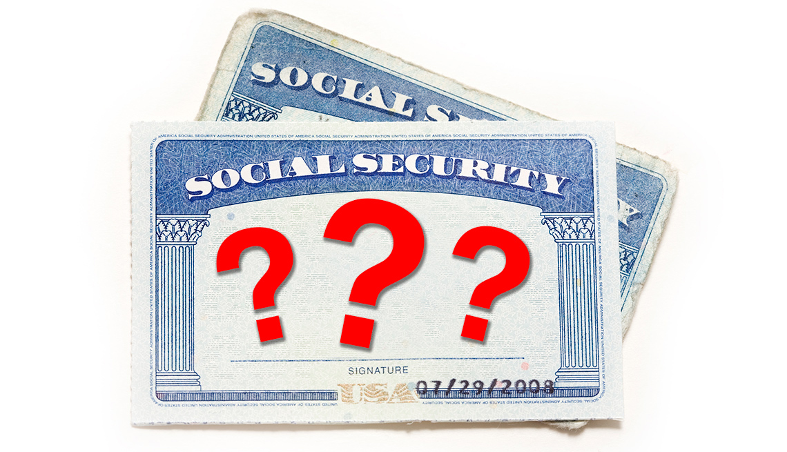 Tarjeta del Seguro Social con signos de interrogación dónde va el número, ¿será que cambia?