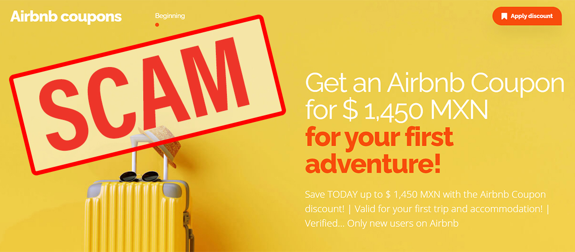 Sitios web falsos se hacen pasar por Airbnb