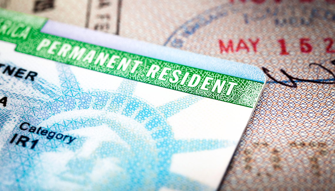 a permanent resident card for the united states 