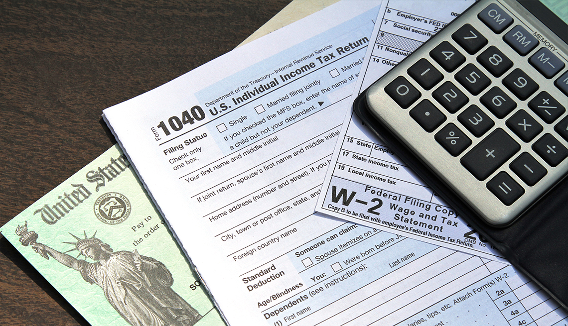 1140 tax form w2 check