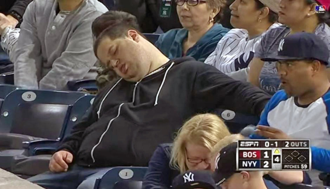 Andrew Rector, sued ESPN sleeping at Yankee Stadium, That's Outrageous