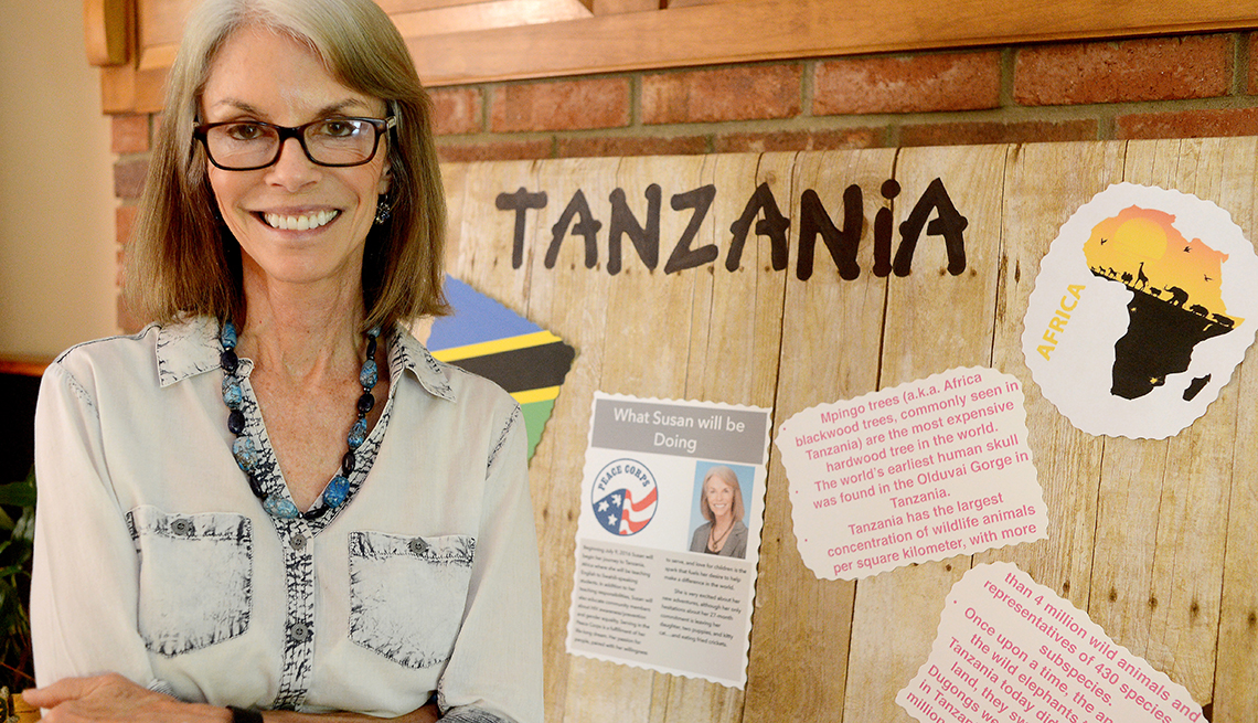 Susan Schneider, 65, is leaving South Carolina next month to join the Peace Corps.