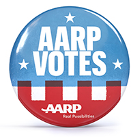 A A R P Votes button