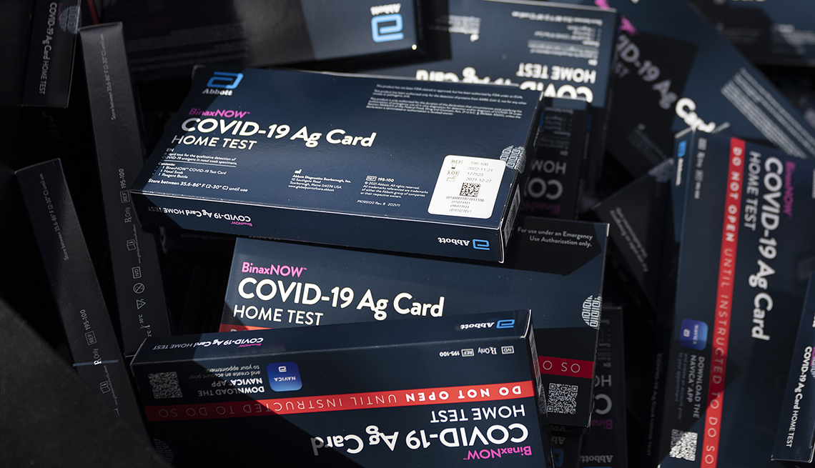 Kits de pruebas de COVID en casa