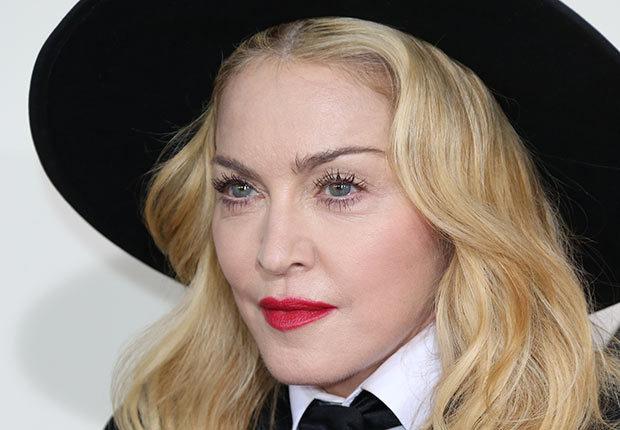 Madonna arrives at the 56th Annual GRAMMY Awards 