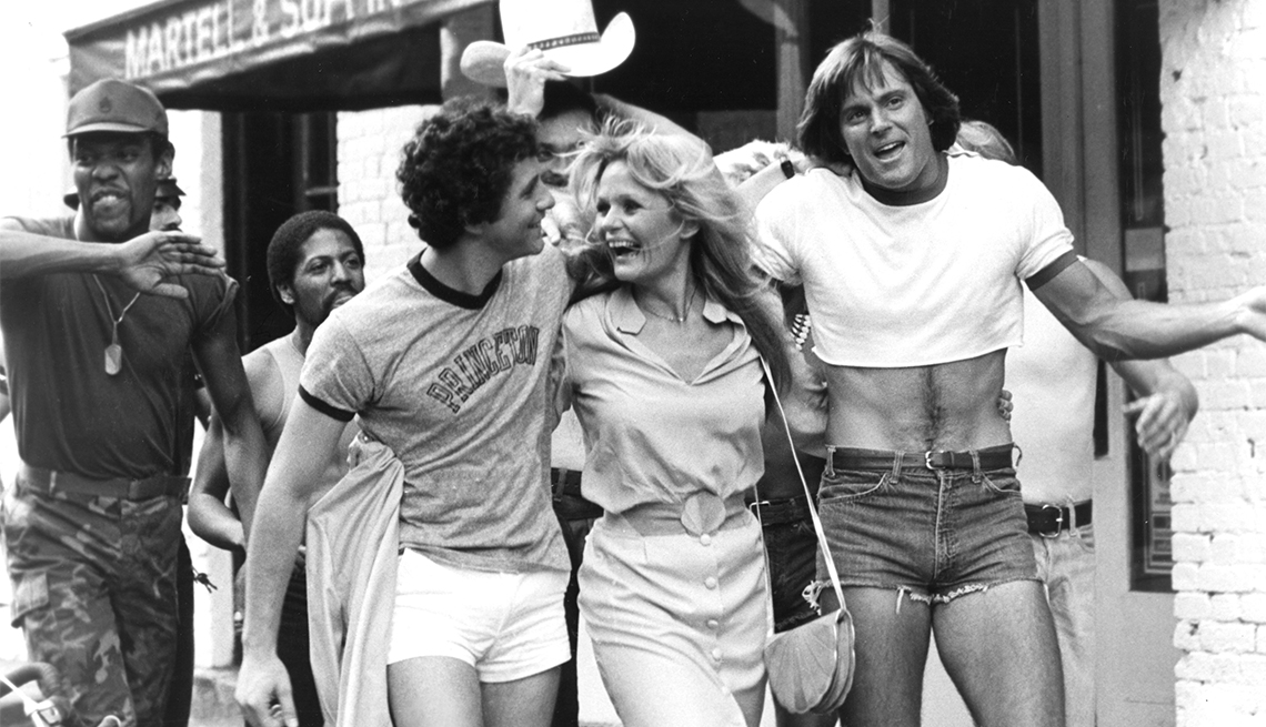 CAN'T STOP THE MUSIC, Alex Briley, Steve Guttenberg, Valerie Perrine, Bruce Jenner, 1980