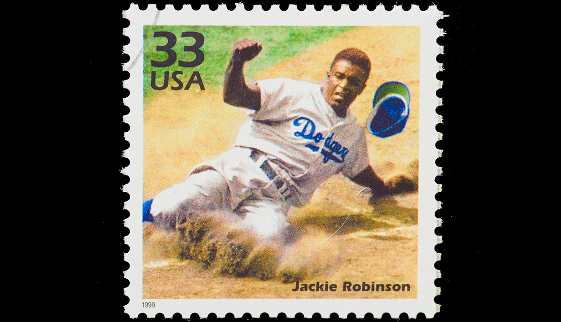 Jackie Robinson  stamp 