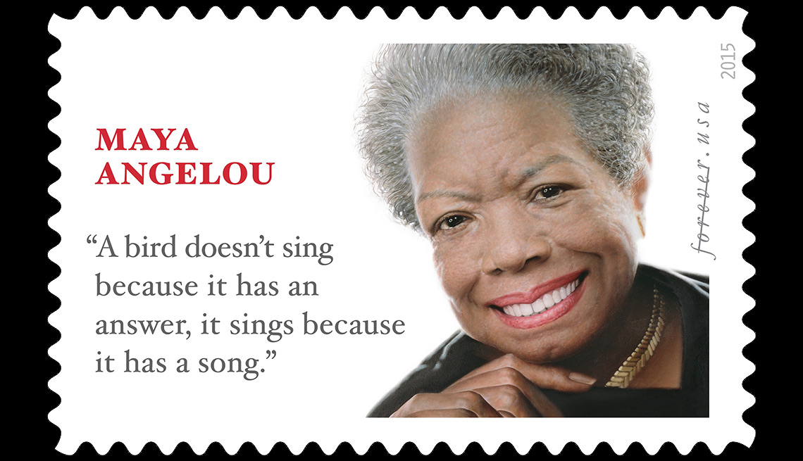 Maya Angelou stamps
