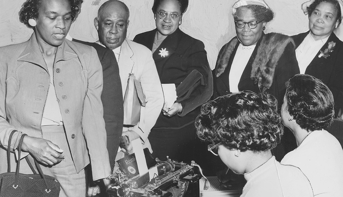 Black voters registering to vote, Voting Rights Act of 1965