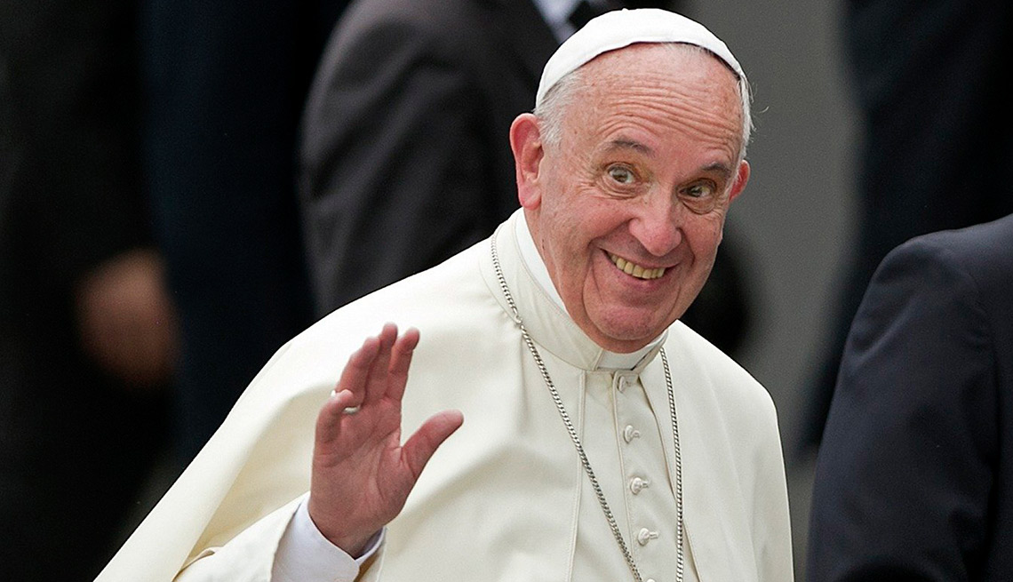 Papa Francisco a su llegada a la Havana, Cuba