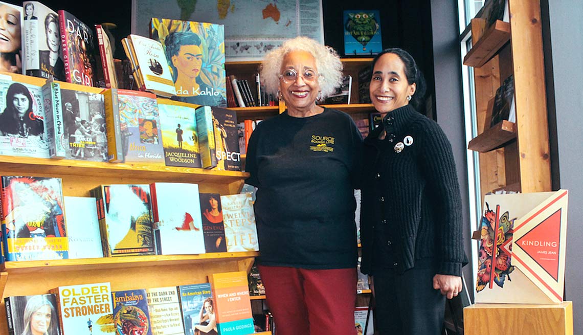 Janet Jones and daughter Alyson of Source Booksellers, Detroit