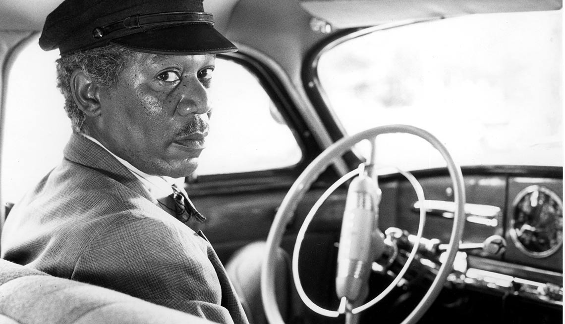 8 Celebrities Who Became Fabulously Famous -  Morgan Freeman Driving Miss Daisy