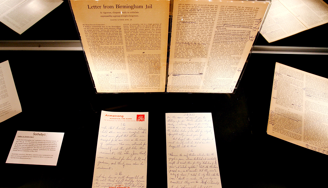 Martin Luther King, Jr., Letter From a Birmingham Jail, 1963 Was a Year With Lasting Impact, AARP Politics, Events And History