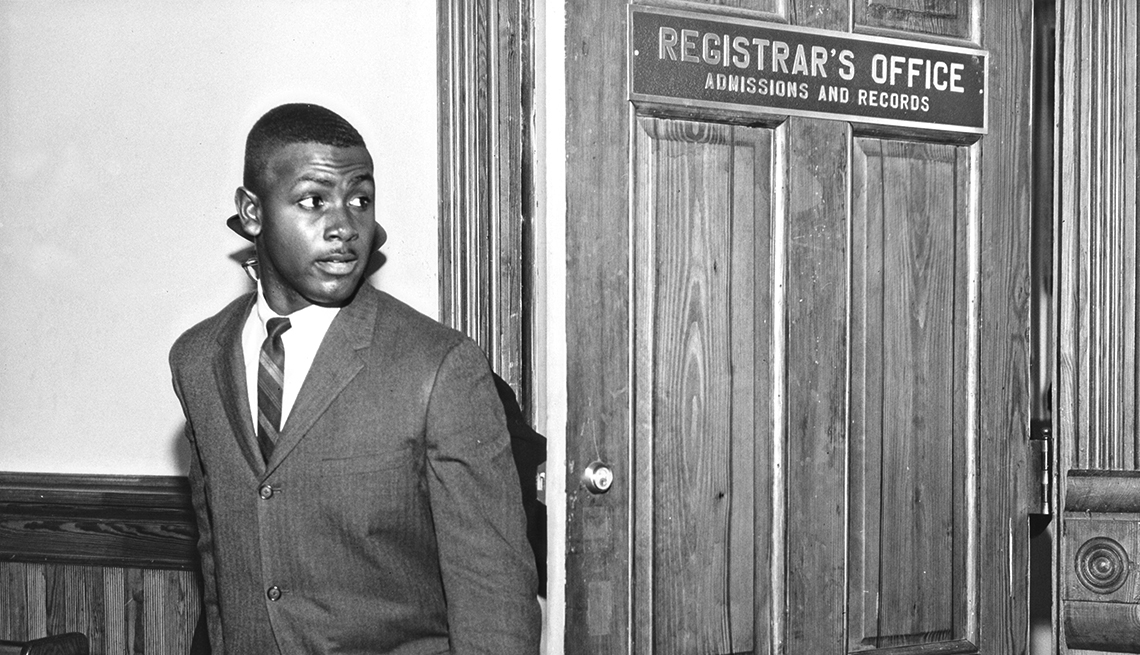 arvey Gantt, el primer alumno afronorteamericano que admiten en Clemson University