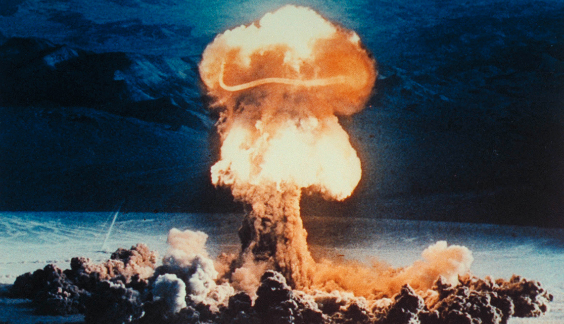Nuclear Bomb Mushroom Blast, Clouds, Sky, 1963 Was a Year With Lasting Impact, AARP Politics, Events And History