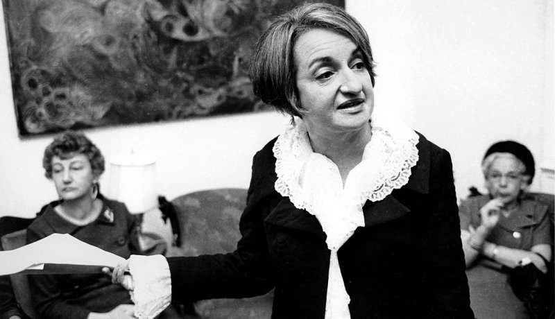 Betty Friedan, autora de 'The Feminine Mystique'