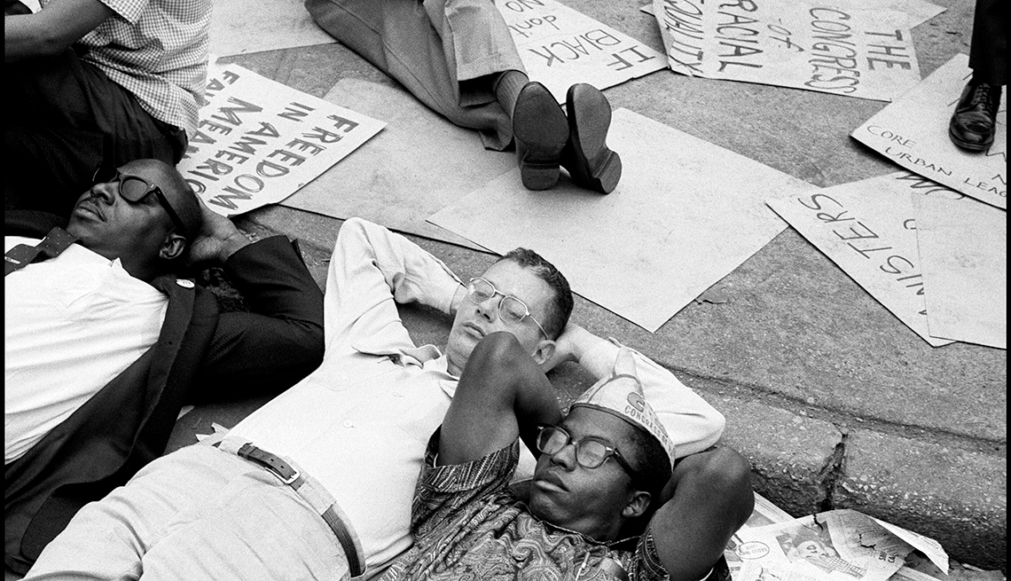 The Struggle for Civil Rights - Civil rights demonstration 