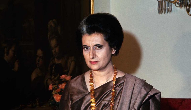 Indira Gandhi, primera ministra de India