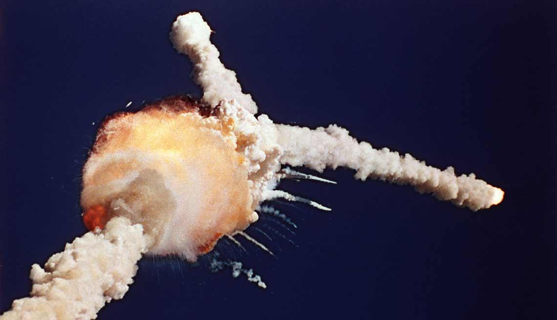 Explosión del transbordador espacial Challenger