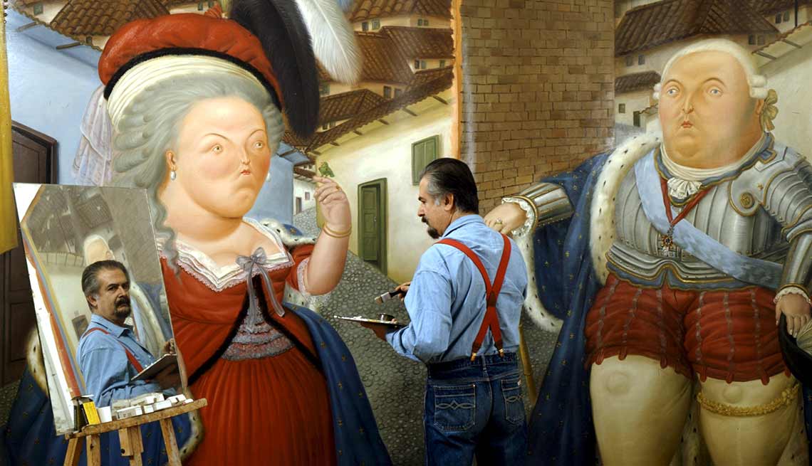 Fernando Botero y sus cuadros