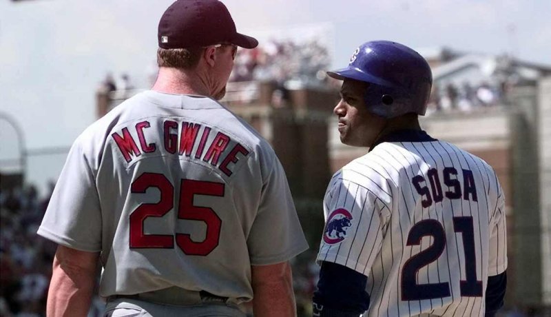 Mark McGwire y Sammy Sosa   