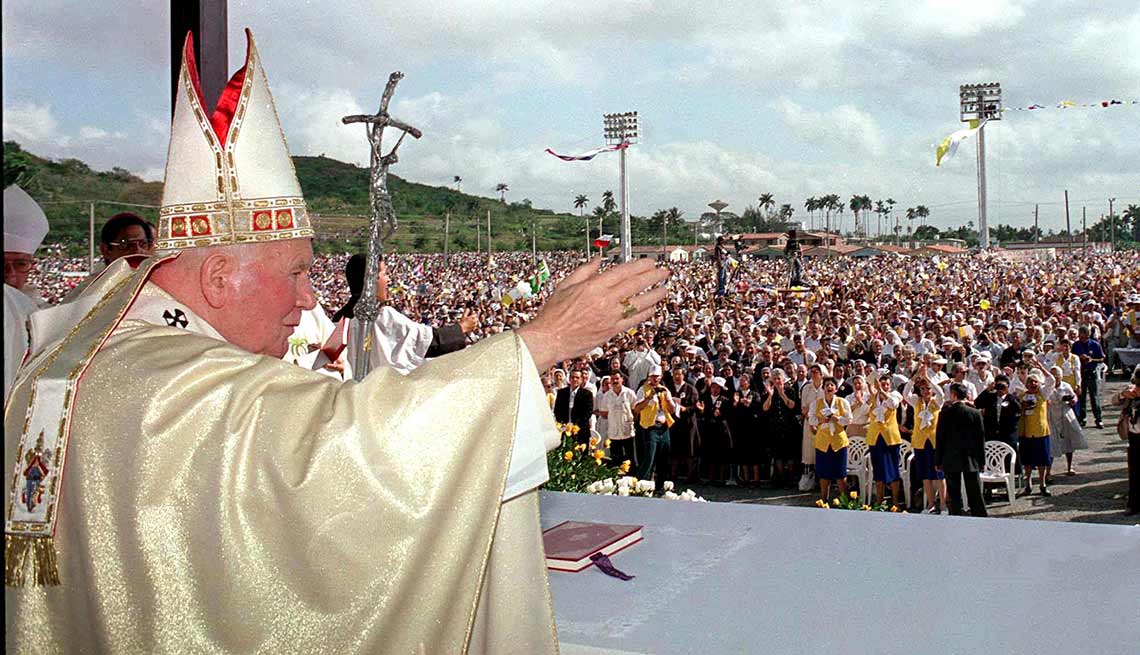 Papa Juan Pablo II en Cuba