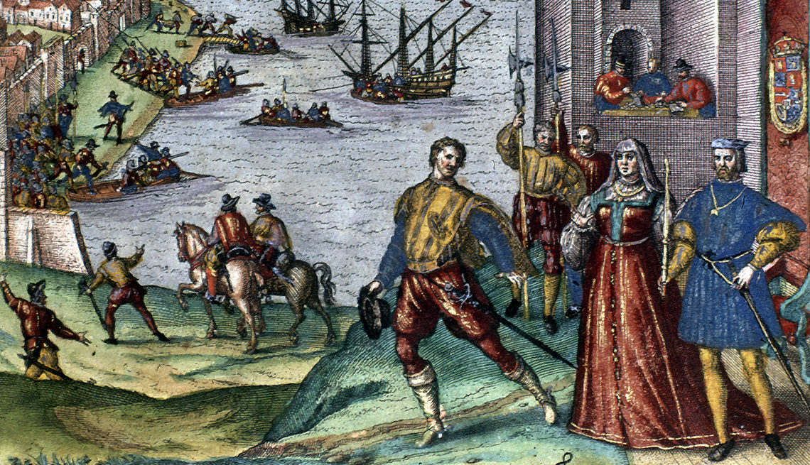Llegada de Cristóbal Colón a América