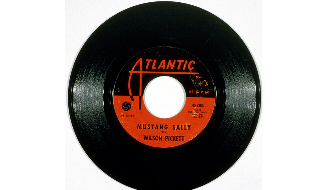Mustang Sally, Wilson Pickett, 45 record, Single, Atlantic Label, Ford Mustang: A Great 50-Year Trajectory