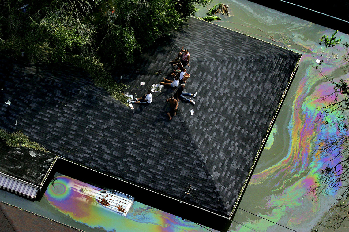 Hurricane Katrina, Rooftop Rescue