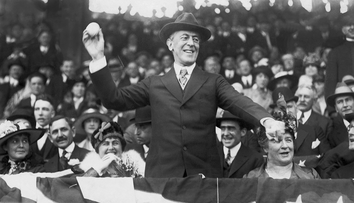 a-century-of-president-s-throwing-the-first-pitch