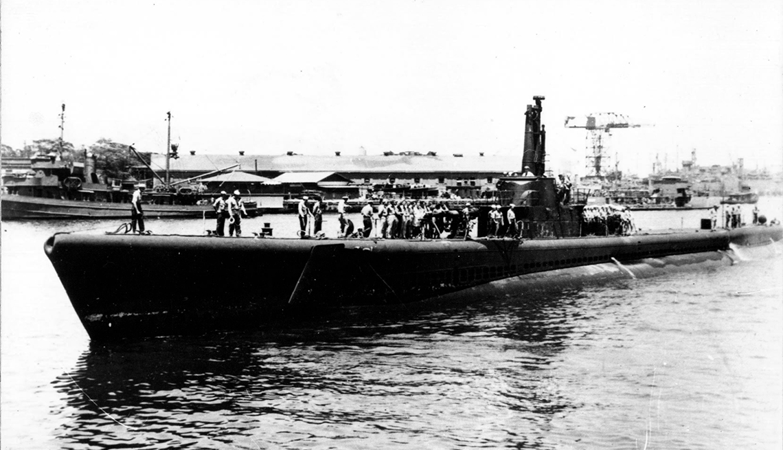 The submarine U S S Tang
