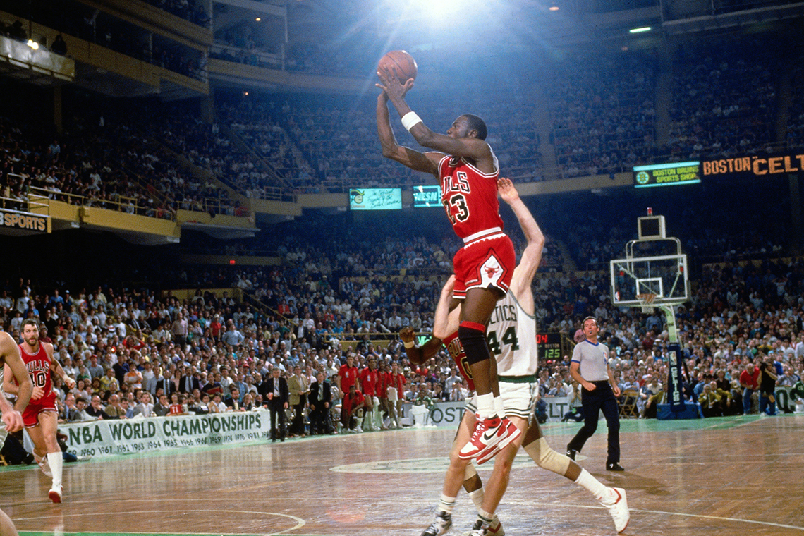 Michael Jordan, jugador de baloncesto