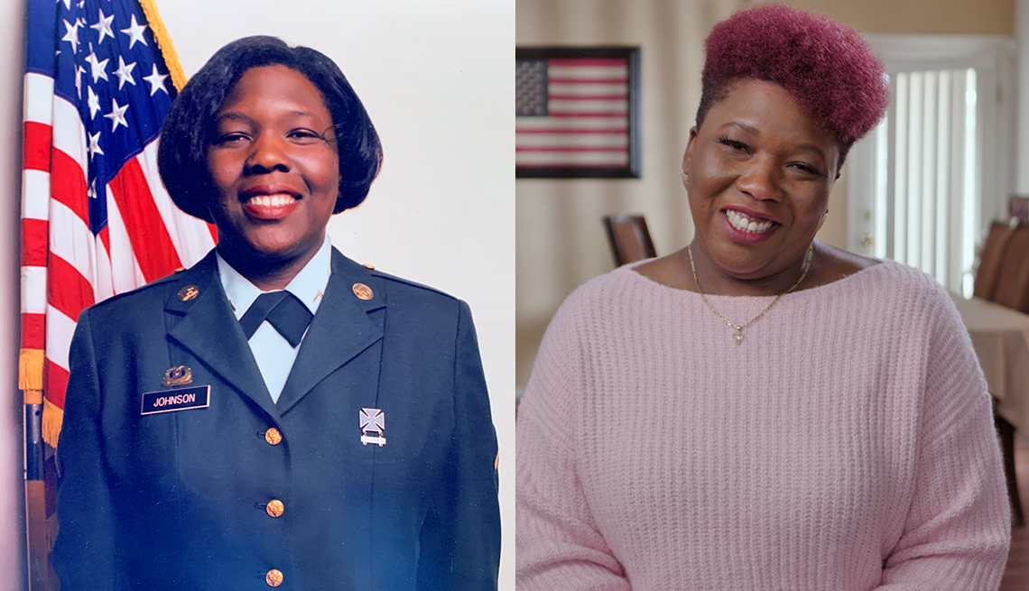 army veteran shoshana johnson in service in the early two thousands and today