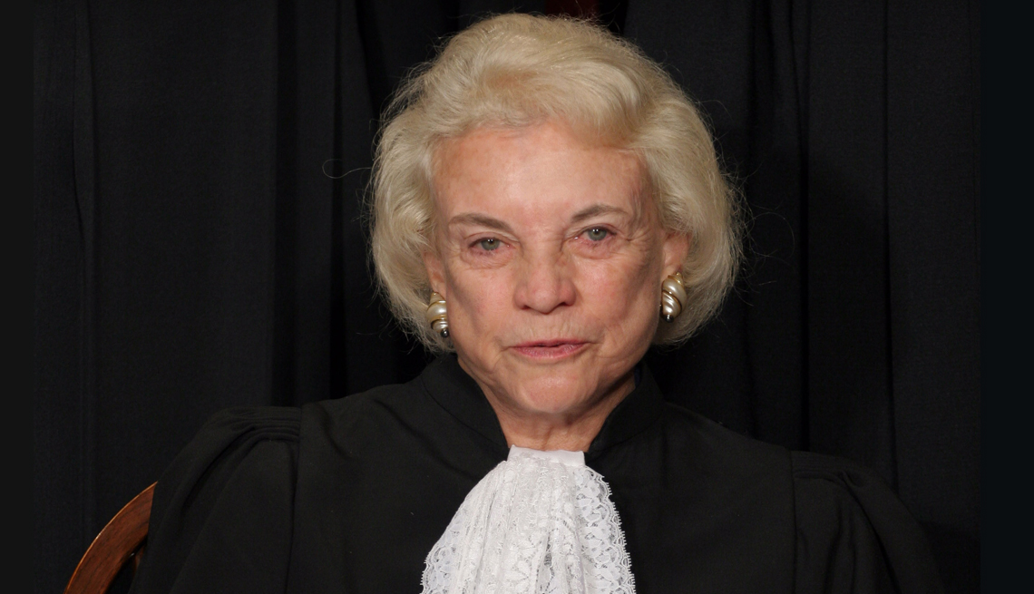 item 1 of Gallery image - associate justice sandra day oconnor poses for photographers at the u s supreme court in washington d c in two thousand and five