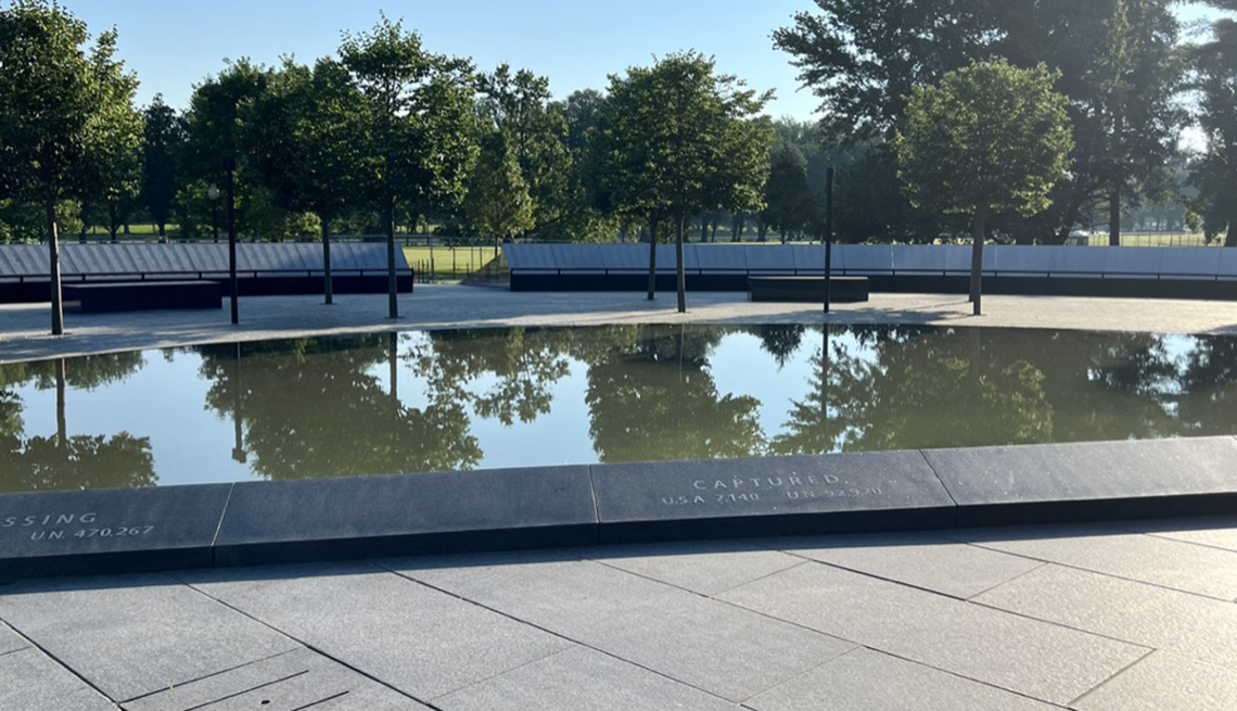 item 5 of Gallery image - the korean war veterans memorial pool and wall of remembrance