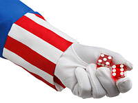 Uncle Sam holding dice, What You Need to Know if the Sequester Happens