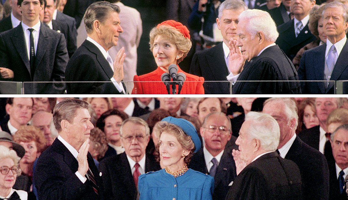 memorable inauguration moments - Ronald Reagan’s first inauguration was the warmest on record, His second, in 1985, was the coldest
