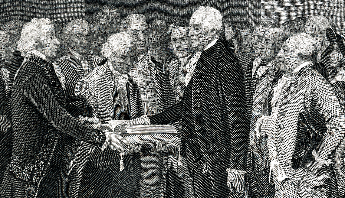 memorable inauguration moments - George Washington, in 1793, had the shortest inauguration speech in history 