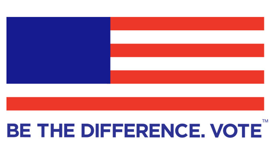 AARP Voter education. Be the Difference. Vote
