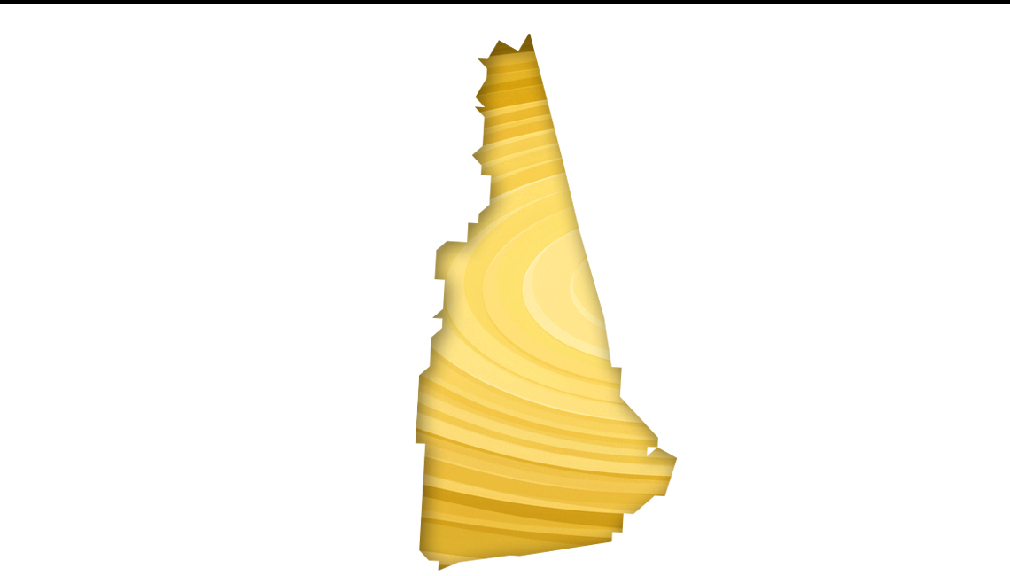 Mapa de New Hampshire