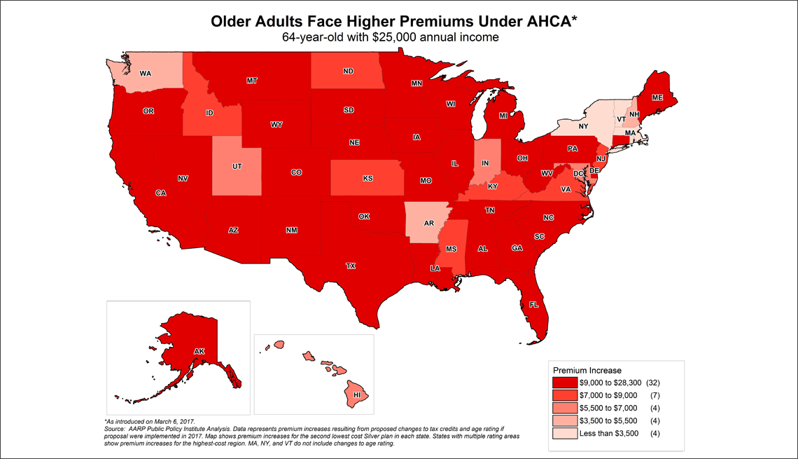 AHCA Premium Map