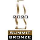 Summit Bronze Award logo.  AARP BankSafe was honored the Summit International Award in the COVID Response Category. The Summit International Award celebrates the best web, design, video, advertising, interactive, mobile and social marketing from agencies worldwide.