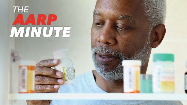 Screenshot of The AARP Minute daily video series