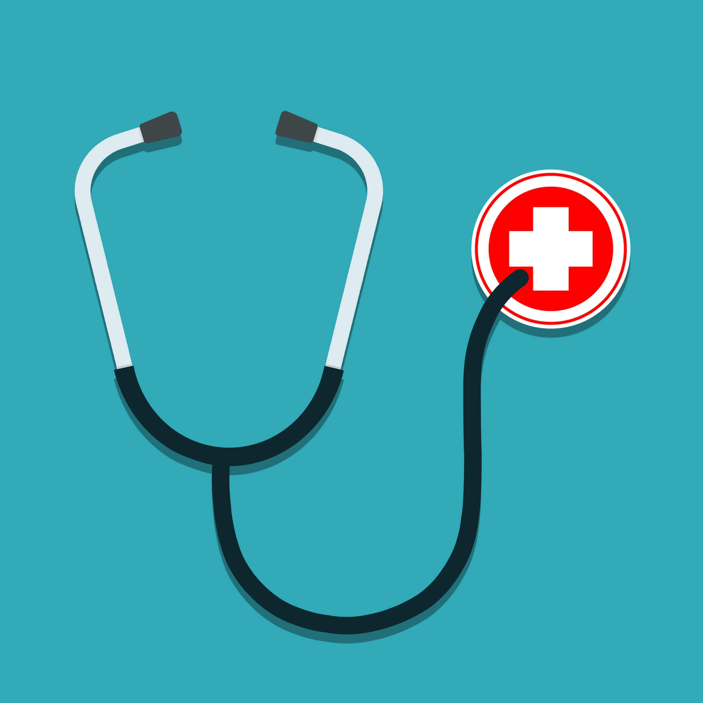 Icon of a stethoscope 