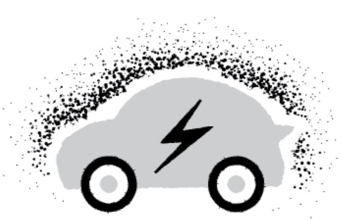 Icon of an electric car
