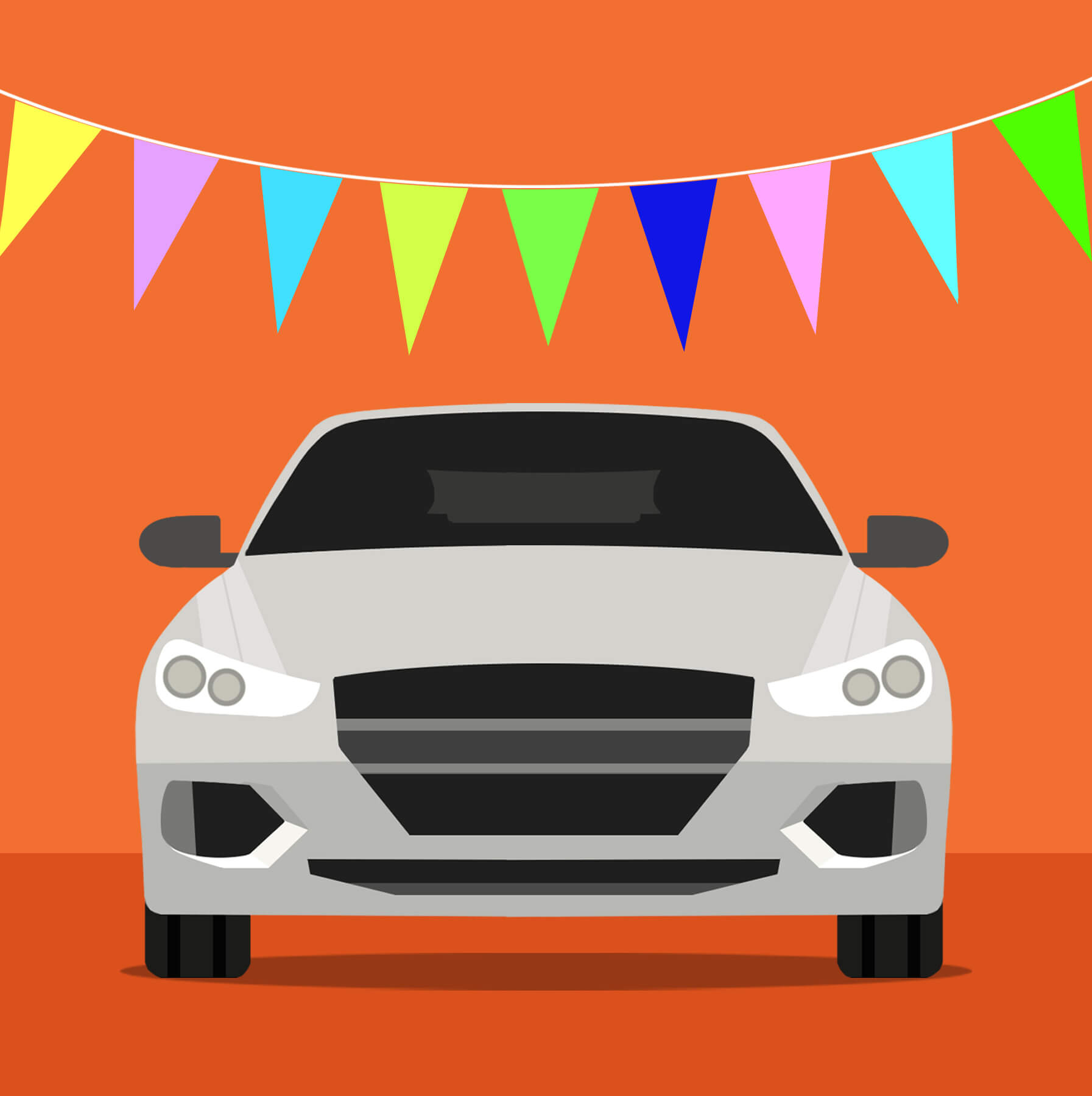 Icon of a car