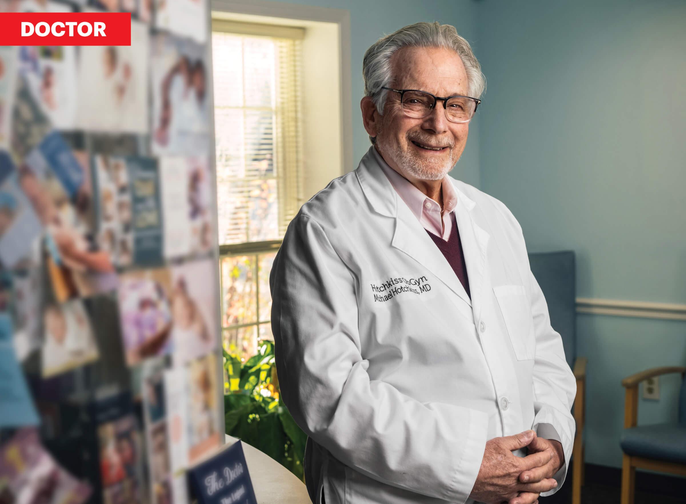 Portrait photo of doctor Michael Hotchkiss