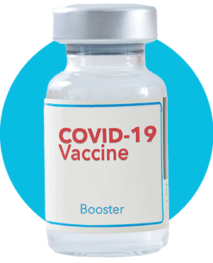 Photo of vial of COVID vaccine