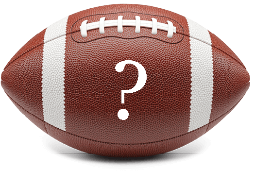 Photo of a football with a question mark in it