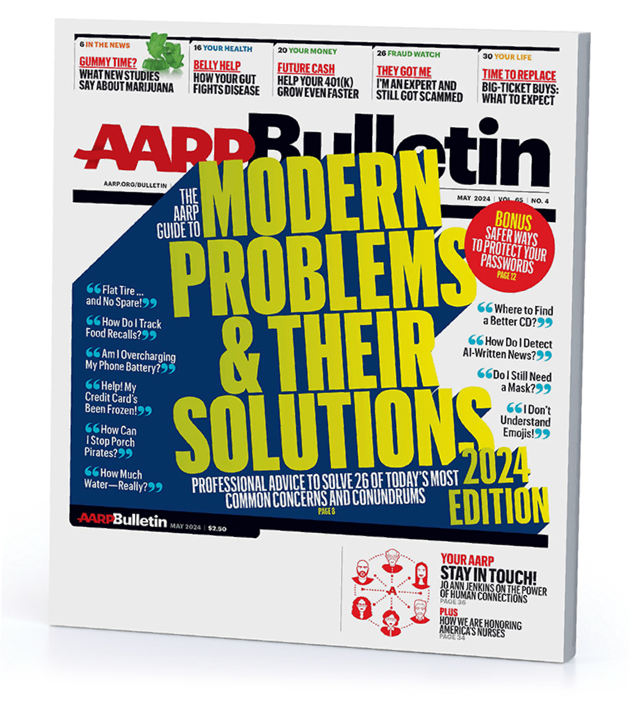 AARP Bulletin May 2025 cover